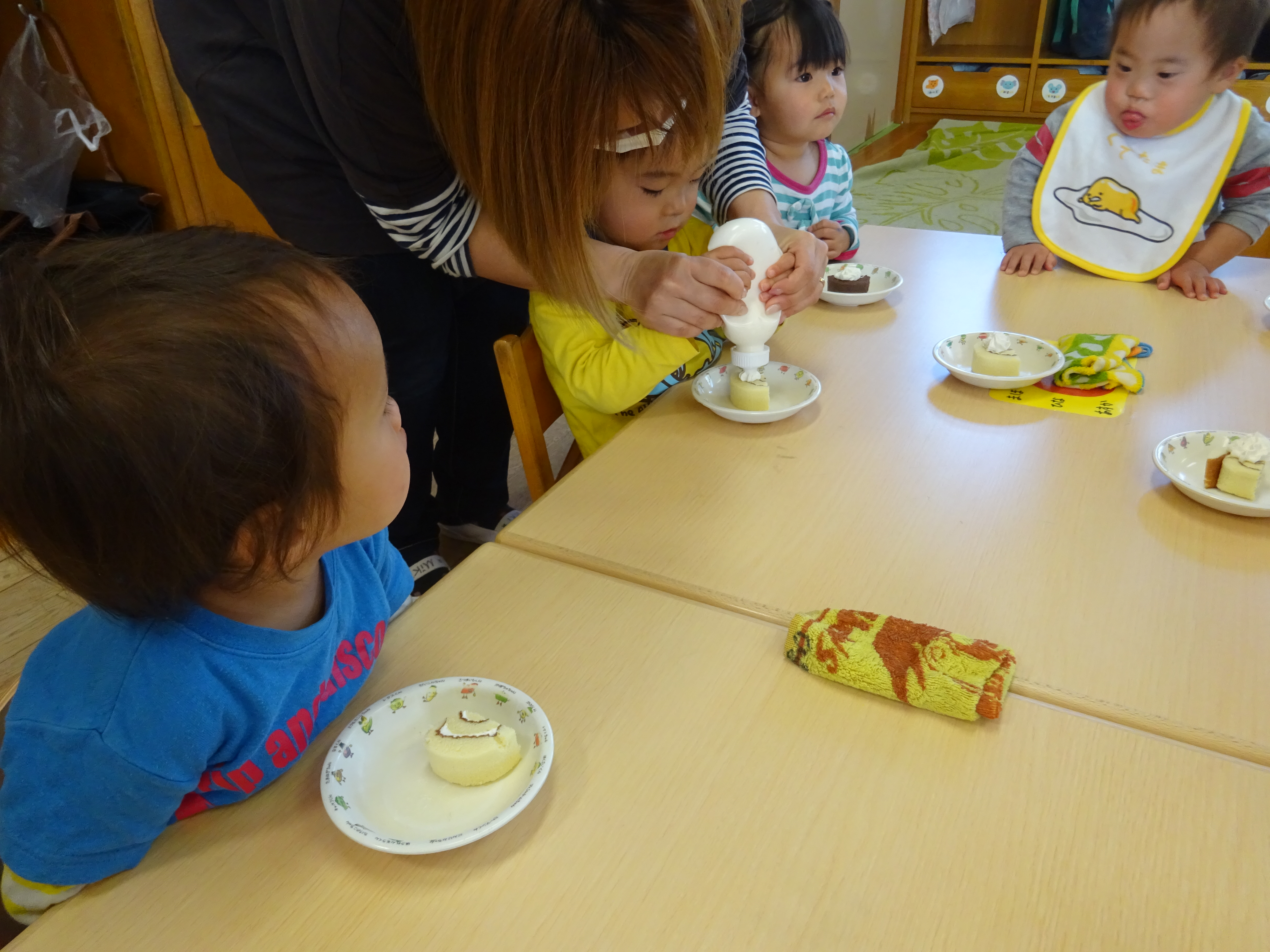 大きくなったね！ひまわりぐみ
～今日はホワイトデーだからクッキングしちゃった❤～