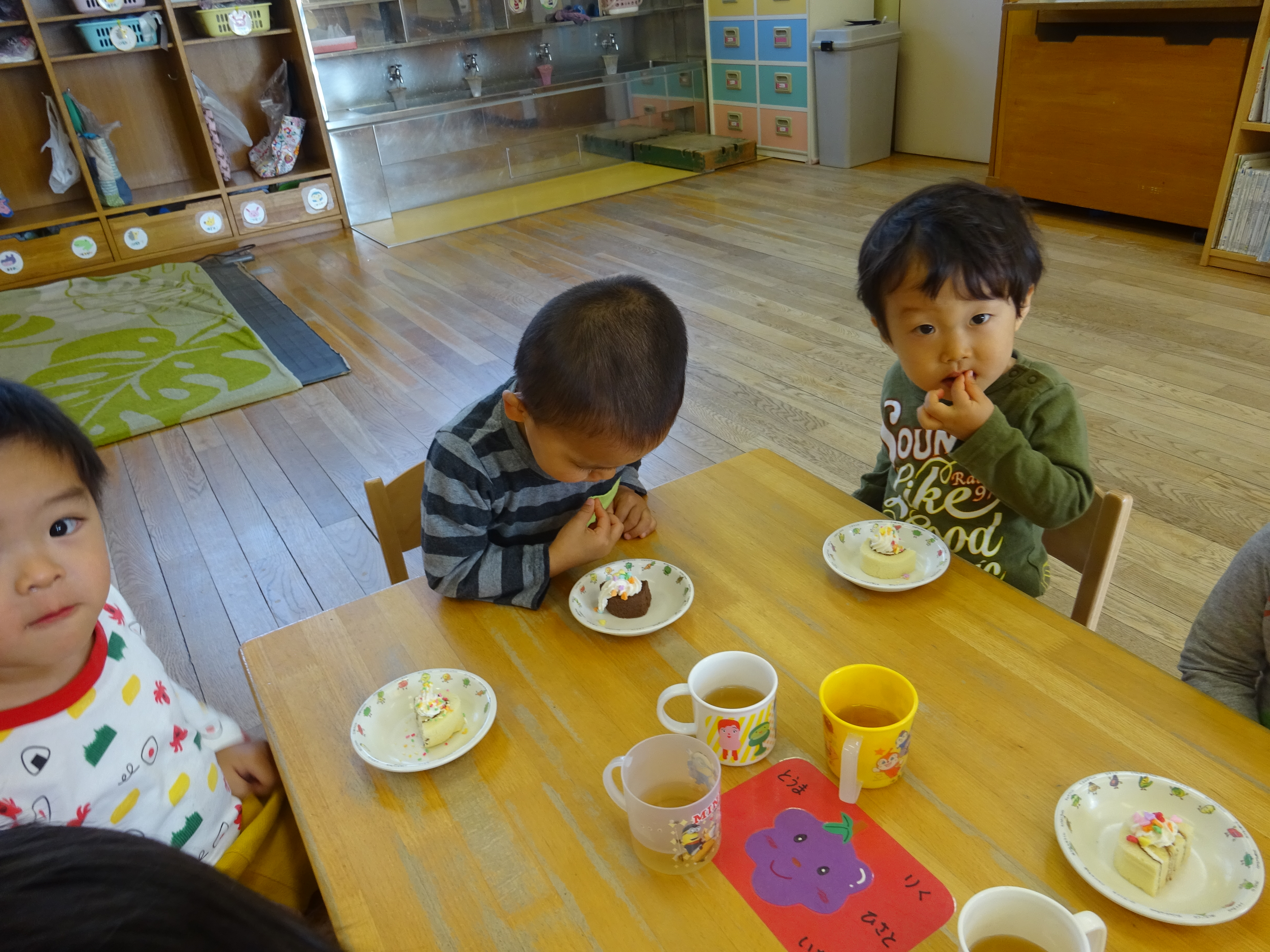 大きくなったね！ひまわりぐみ
～今日はホワイトデーだからクッキングしちゃった❤～