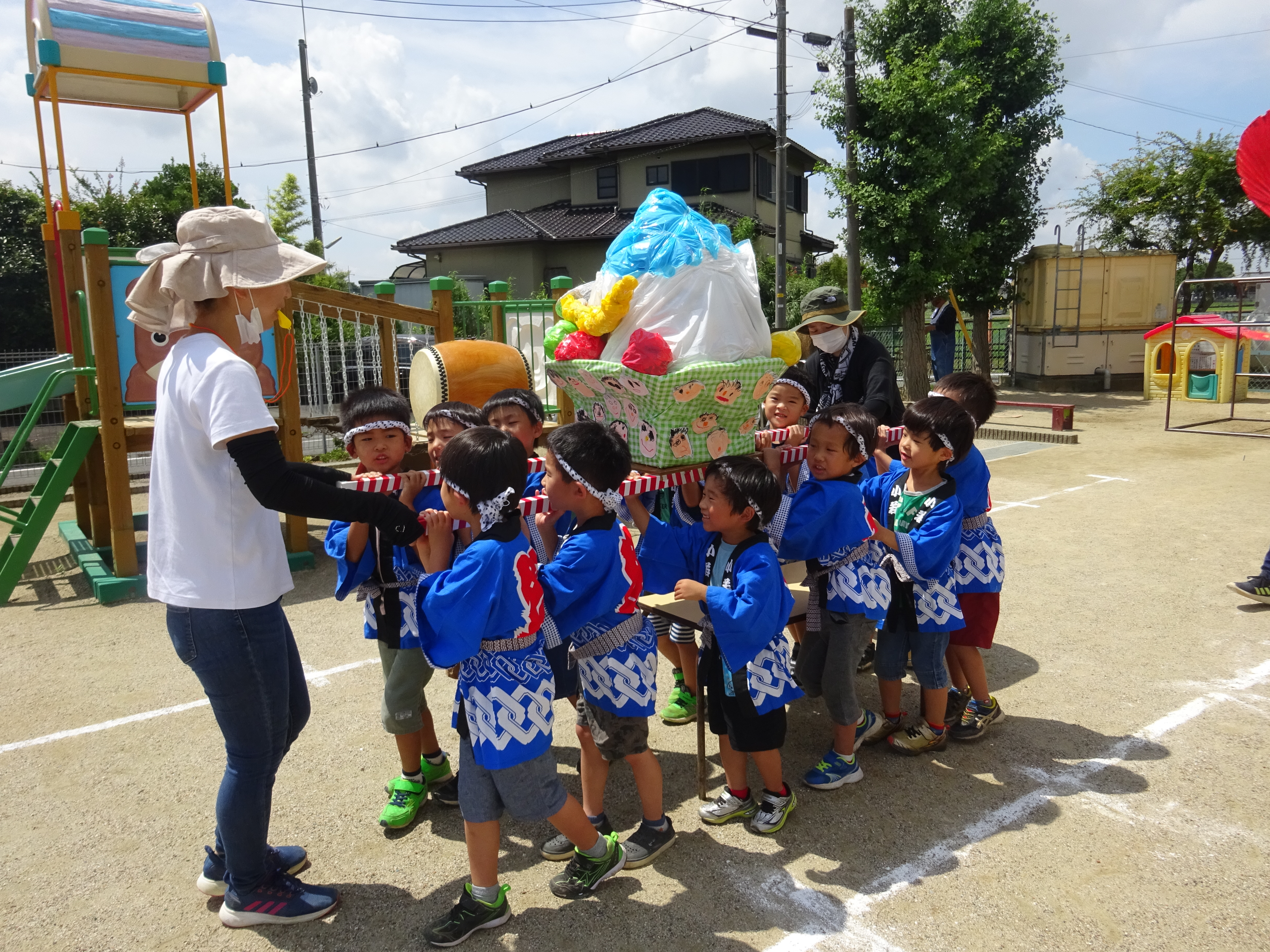 夏祭りごっこ★