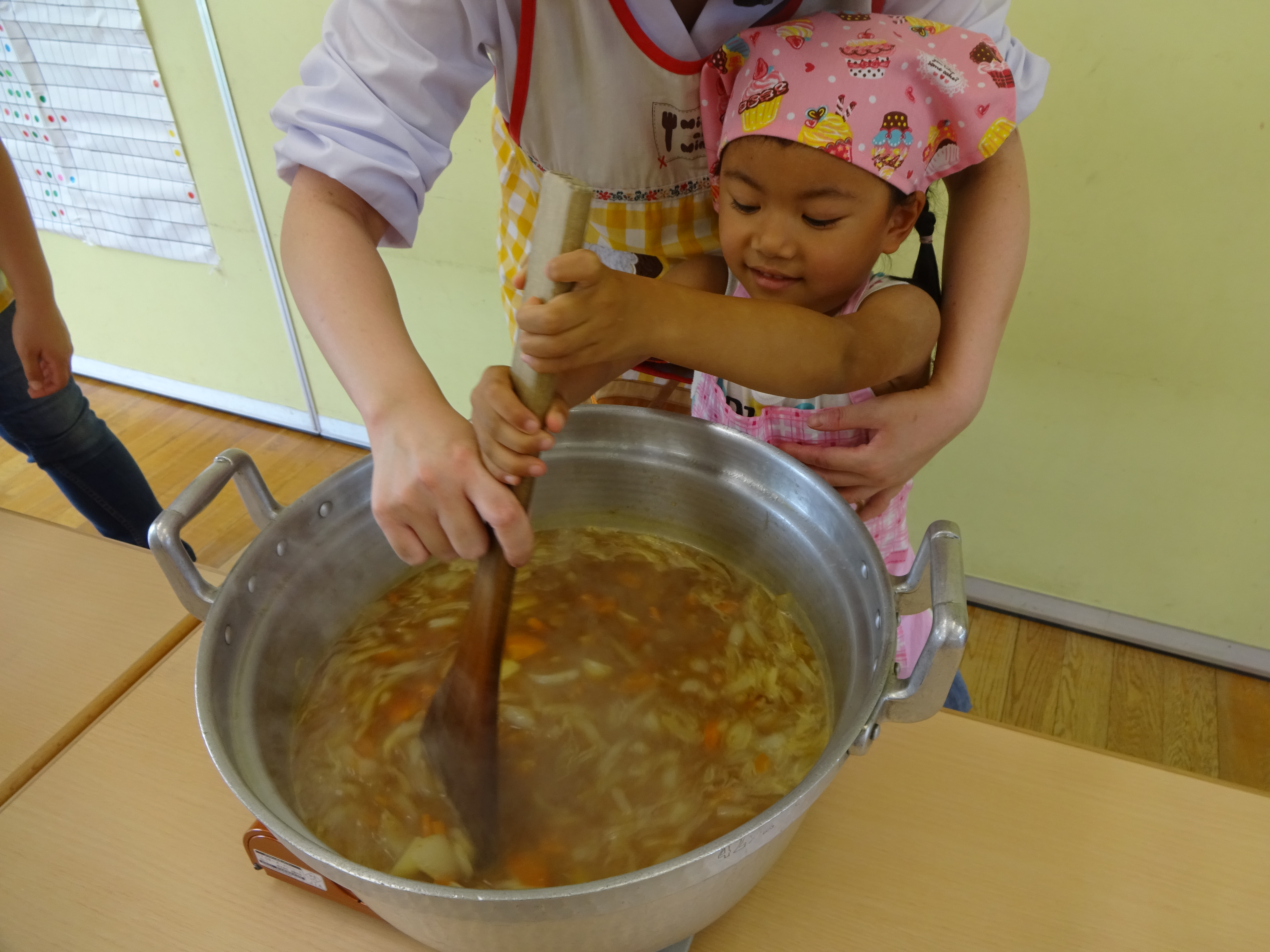 たいようぐみカレー作り♫part1

