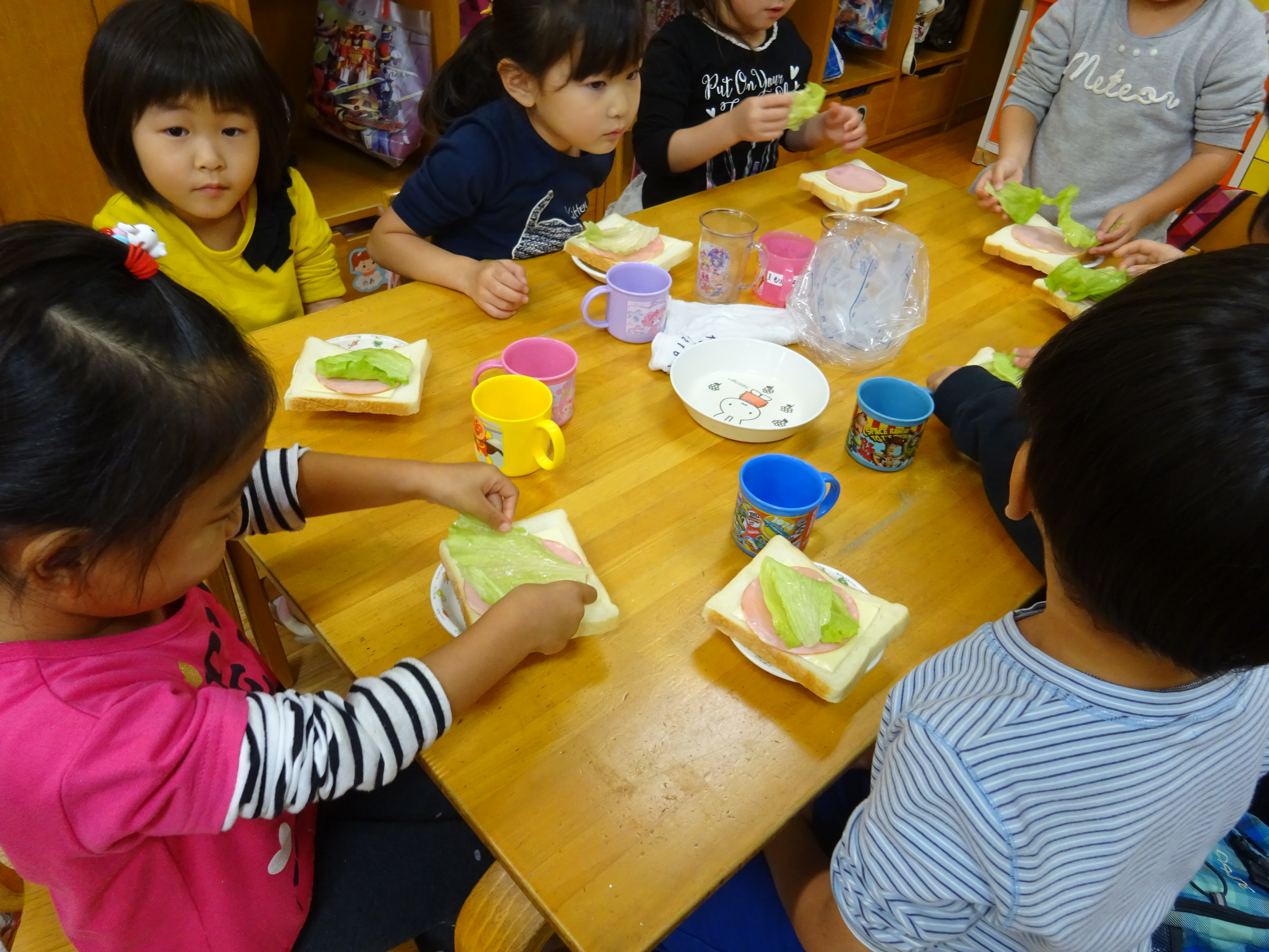 食育の日『オープンサンドを作ろう！』