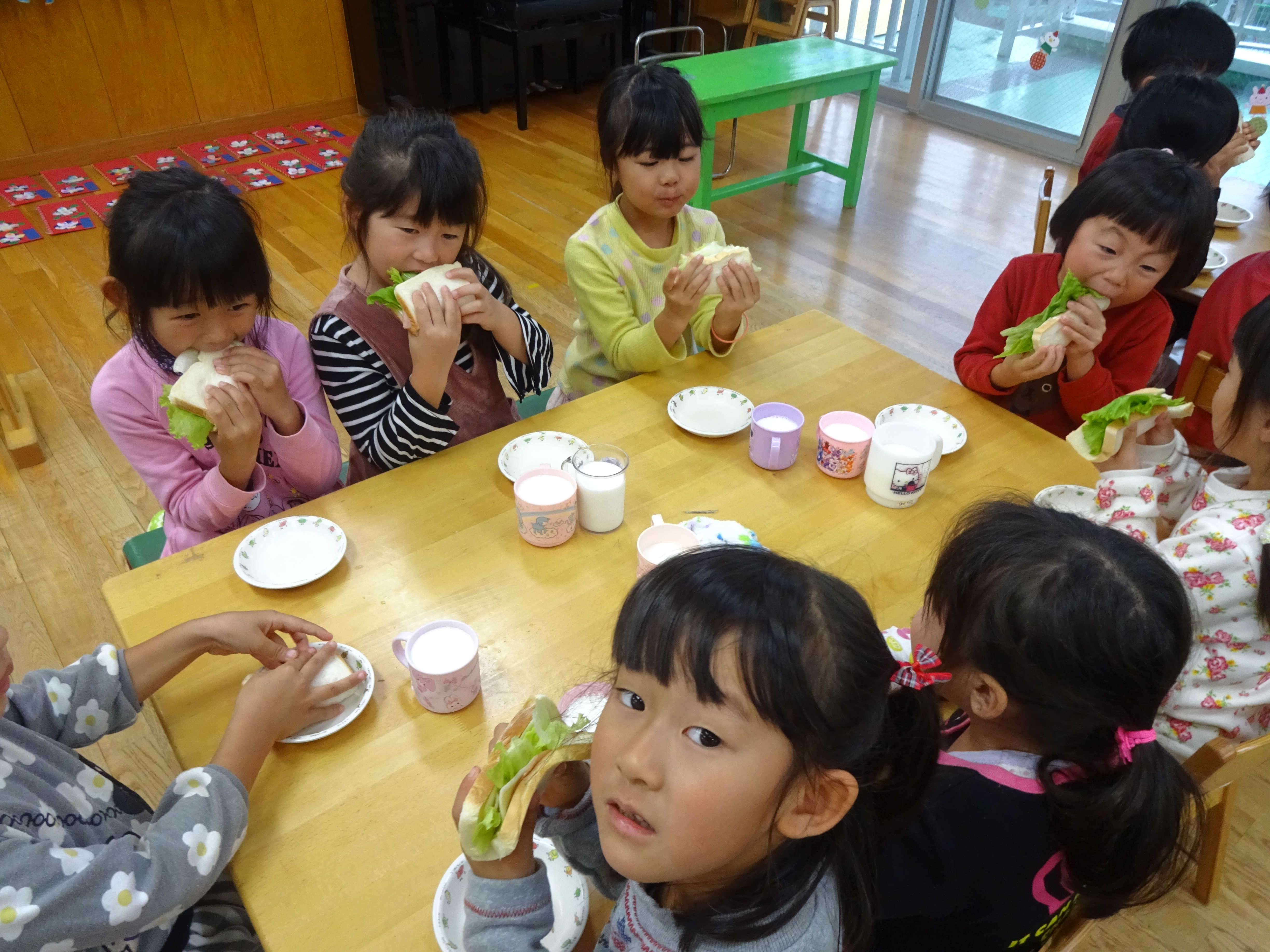 食育の日『オープンサンドを作って食べよう！』