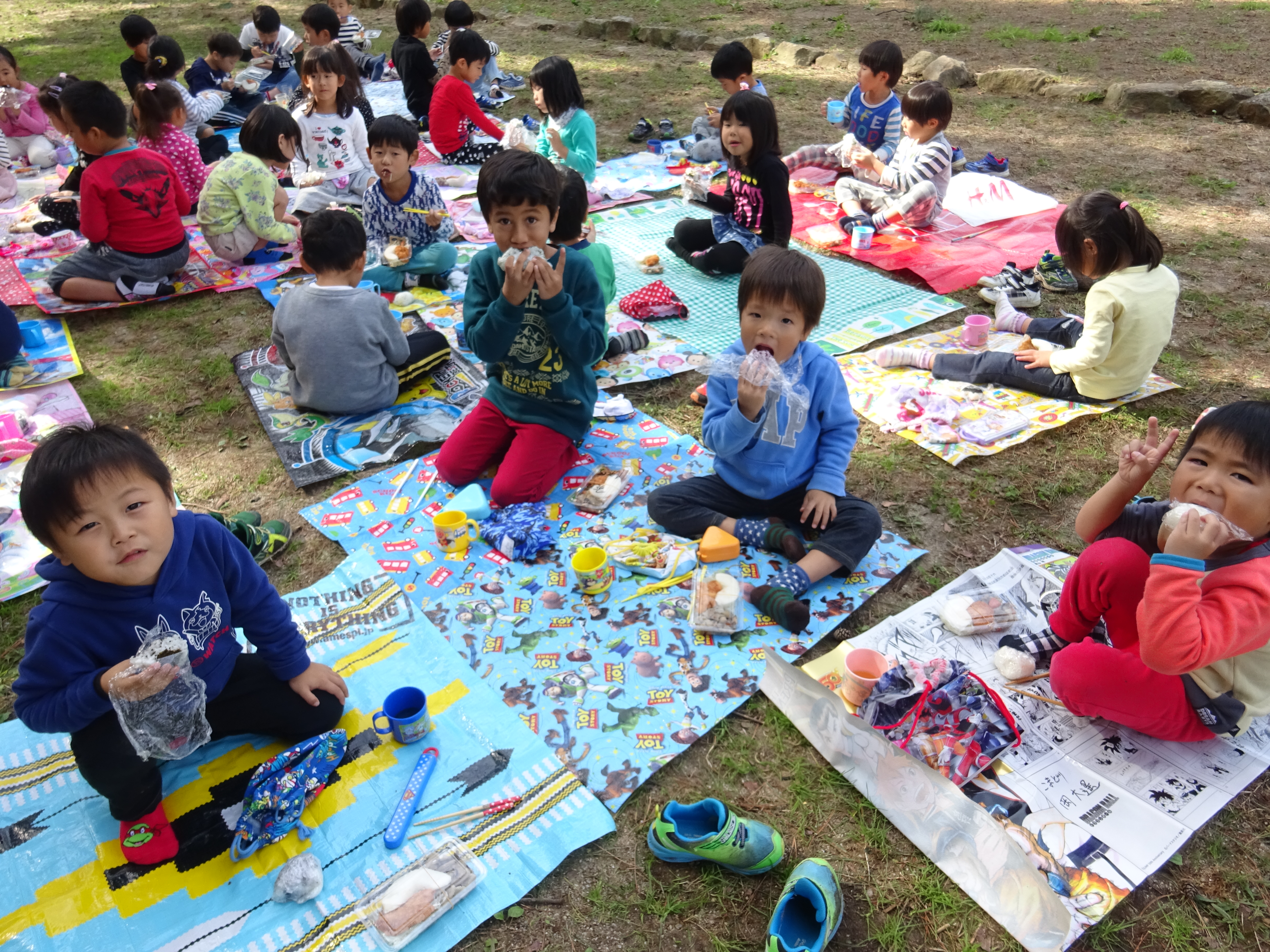 金山遠足☆たいよう組・つき組