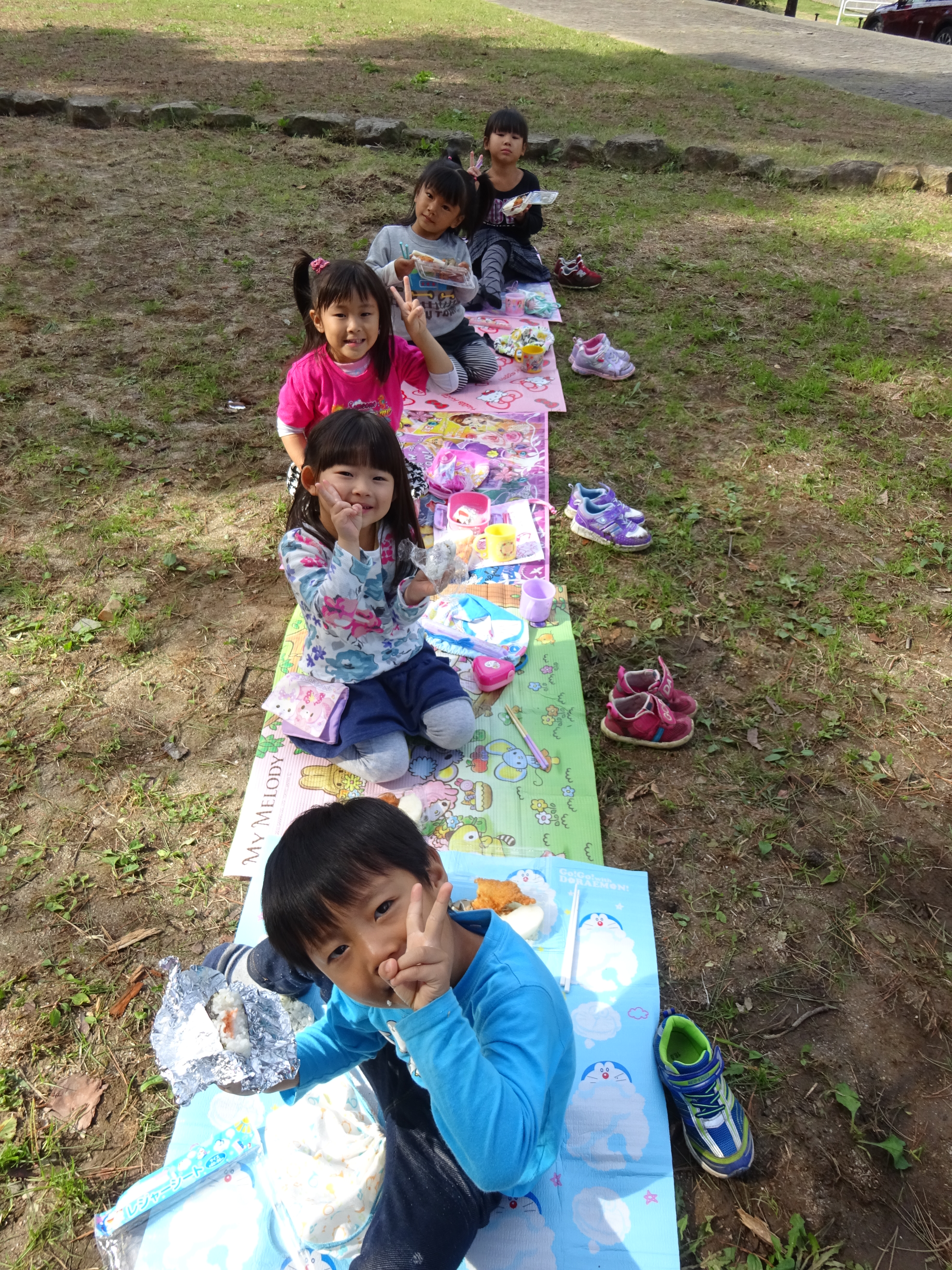 金山遠足☆たいよう組・つき組